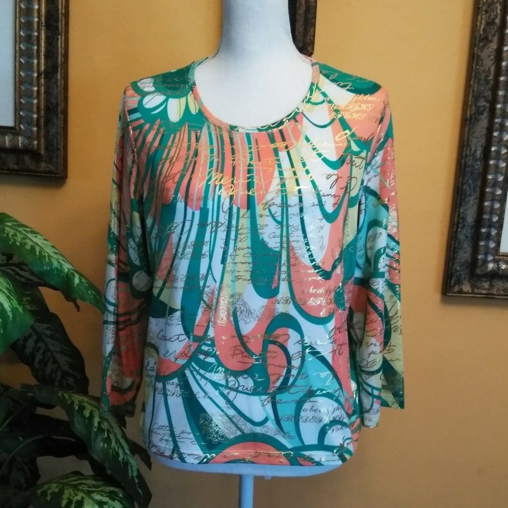Alia Petite Light & Colorful Blouse